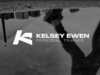 Kelsey Ewen Personal Trainer brand design branding design graphic design gym logo logo design personal trainer pt typography workout