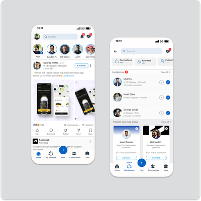 Linkedin Re-Design linkedin ui ux