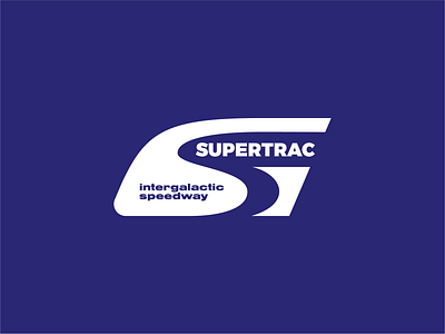 Supertrac 3 bowo456 branding design graphic design logo minimalist modern monogram racing space track