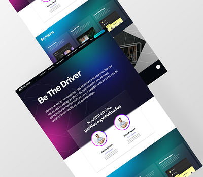 Be the Driver - Web design design graphic design ui ux