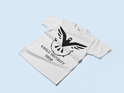 Eagle Security Shop branding branding graphic design logo design logo designer mockup tshirt