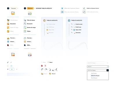 Light UI Style Guide brand branding draft graphic design icon set icons designer illustrator ai light dashboard menu navigation normla and hover step photoshop psd popup print designer school senior designer typo typography ui style guide ui ux ui ux designer ui web elements