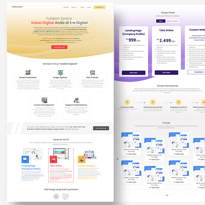 UI UX Jasa PT. Tulakan Space graphic design ui