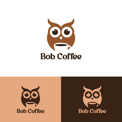 Owl Coffee Logo branding design graphic design illustration illustrator logo vector web