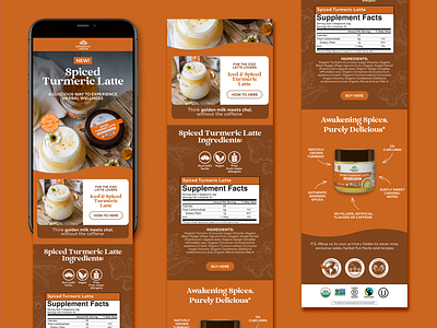 Latte Mix Email Design