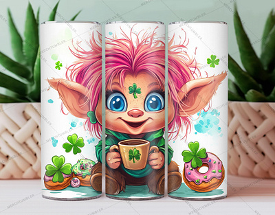 Cute Pink Girl Cartoon Tumbler Warp color image colourful custom design custom tumbler design girl tumbler art happy tumbler illustration person tumbler photography pink tumbler skinny tumbler sublimation tumbler sublimation tumbler warp vector art waterslide tumbler