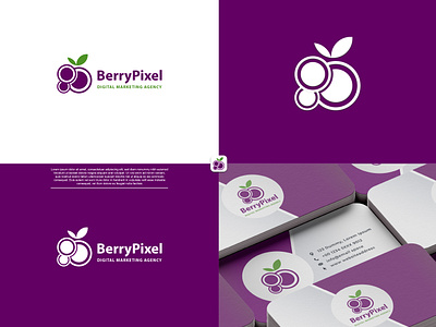 Logo for a Startup Business berry berrypixel berrypixellogo branding brandingdesign brandstyleguide graphic design iconiclogo logo logodesign minimalistlogo modernlogo pixel startuplogo