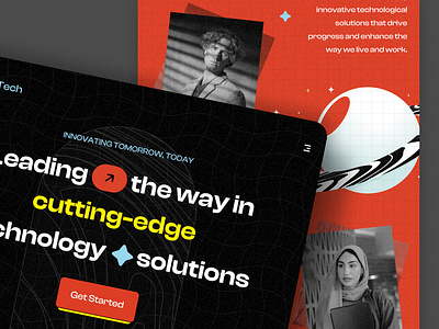 InnoTech Landing Page Design - Agency Page agency page creative solutions