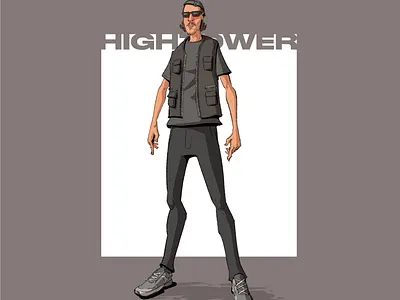 HIGHTOWER cartoon cartoon illustration cartooning character art character design drawing hightower illustration meandi meandidraws procreate toby