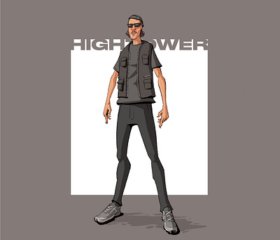 HIGHTOWER cartoon cartoon illustration cartooning character art character design drawing hightower illustration meandi meandidraws procreate toby