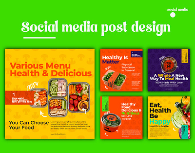 Food social media post design ads design advertising branding graphic design logo post design social media adver social media design social media post