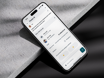 Finster: Result Page AI Feature Mobile App Fintech Banking 💳 ai ai banking app app design artificial intelligence card chat ai design finance ai ios mbanking mobile app mobile banking product design result ai spending ui uidesign uiux uxdesign