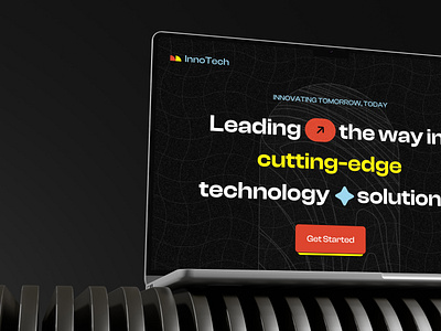 InnoTech Landing Page Design - Agency Page agency page creative solutions