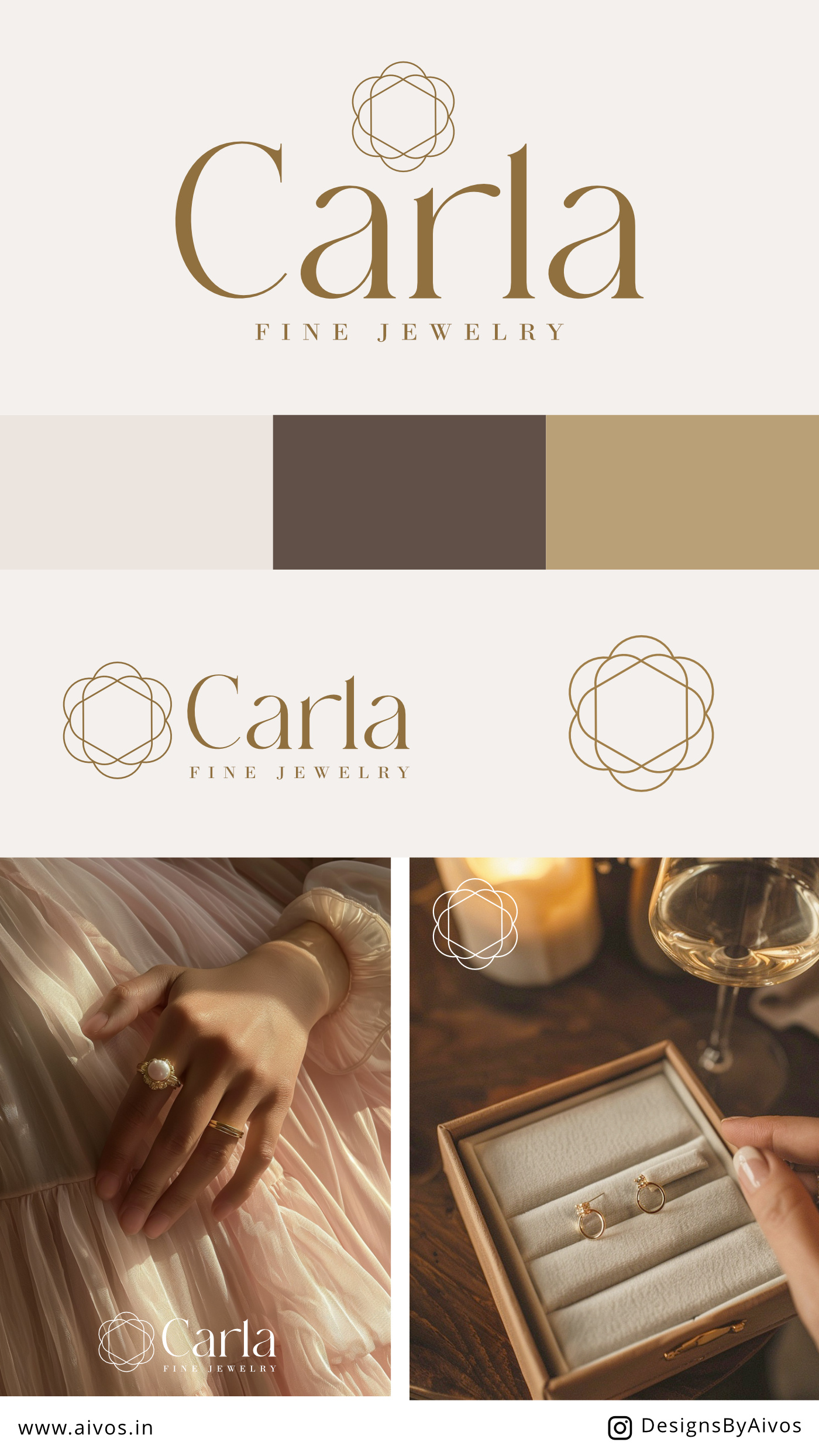Logo Design and Branding for Carla, a fine Jewelry Brand brand designer brand guidelines brand identity brand logo branding graphic design graphic designer logo logo designer logo designs professional logo visual identity wordmark
