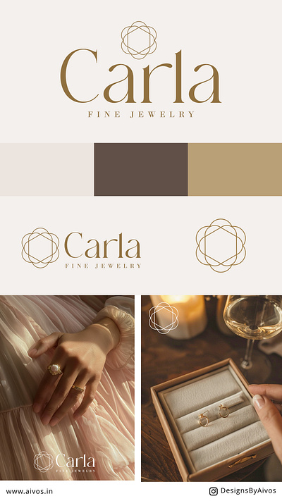 Logo Design and Branding for Carla, a fine Jewelry Brand brand designer brand guidelines brand identity brand logo branding graphic design graphic designer logo logo designer logo designs professional logo visual identity wordmark