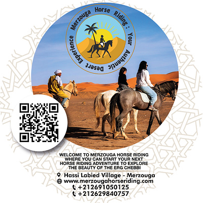 LOGO Merzouga Horse Riding animation logo