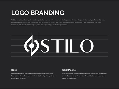 Stilo - Clothing Brand Logo Design ai branding business logo design favicon illustration logo logo design minimalist logo modern logo nft ui vector