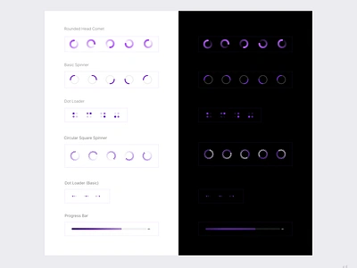 Loading & Progress Indicators animation indicators loader motion graphics progressbar ui