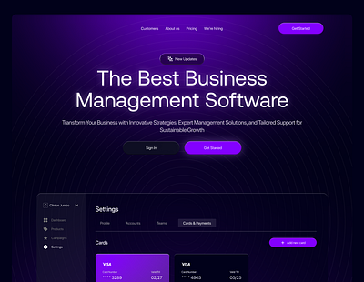 SAAS Landing page design figma productdesign ui ux website