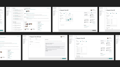 PeopleFirst HR - Request Time Off design desktop desktop hr dashboard desktop request time off figma hr dashboard hr request time off minimal ui