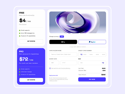 Pricing Page - UI Design