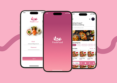 Food Ordering App Design app design interface ui