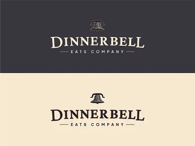 Dinner Bell Eats Co. logo branding design illustration linocut logo richmond virginia