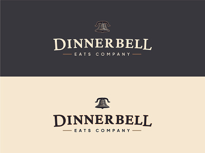 Dinner Bell Eats Co. logo branding design illustration linocut logo richmond virginia