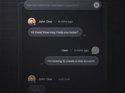 Chat app concept app blog blog image chat app graphic design header image minimal