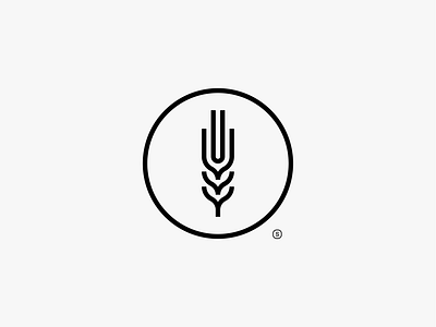 Wheat - Symbol, Grid Drawing brandidentity branding corporate identity design logo logodesign symbol trademark vector wheat wheatlogo