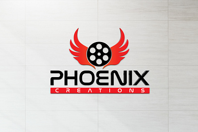 Phoenix Creation Logo adobe illustrator business logo cinema design graphic design logo logo design phoenix