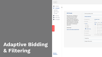 Adaptive Bidding & Filtering adaptive bidding and filtering bidding desktop design design saas figma minimal saas desktop saas ui ui