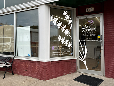 New Business Front graphic design storefront