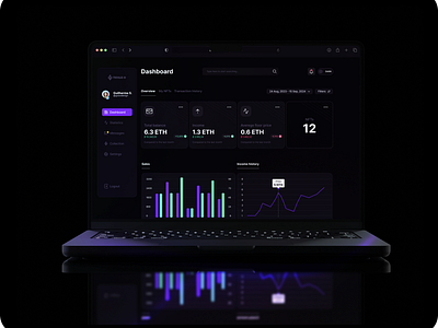 Dashboard Nexus® — NFT Marketplace appmobile art dashboarddesign dashboardui digitalproduct graphicdesign interfacedesign landingpage mobileapp nft productdesign ui uiux ux uxdesign