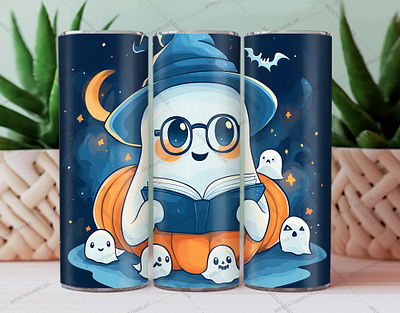 Halloween Gifts Tumbler Warp classroom color image design education fantasy halloween art halloween vector helmet illustration moon pumpkin art skinny tumbler sublimation tumbler sublimation tumbler warp vector art waterslide tumbler