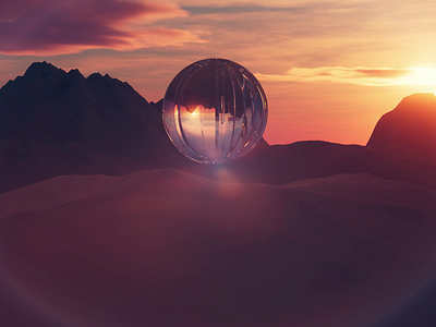 Sunset animation 3d 3dartist animate animation c4d cinema4d design designstudent glass illustration landscape motion graphics motiondesign motiongraphics redshift reflection sphere sun sunset sunsetviews