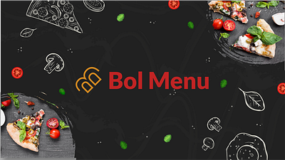 Bol Menu Logo brand identity branding design graphic design logo monogram