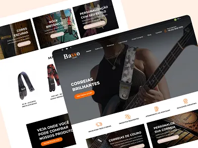 Basso Straps design ui ui design web design