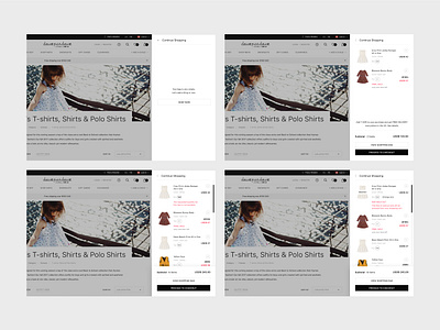Shopping cart popup. Deux par Deux store / eCommerce. Shop baby clothes category page children store dresses ecommerce business ecommerce design ecommerce shop fashion fashion brand graphic design kids minimal minimal shop responsive design shop shopify store ui web webdesign