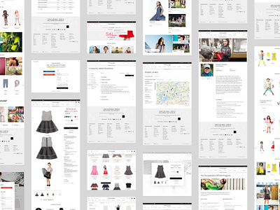 Inner pages for Deux par Deux website / eCommerce. Shopify baby clothes branding category page children store dresses ecommerce business ecommerce design ecommerce shop fashion fashion brand kids minimal minimal shop responsive design shop shopify store ui web webdesign