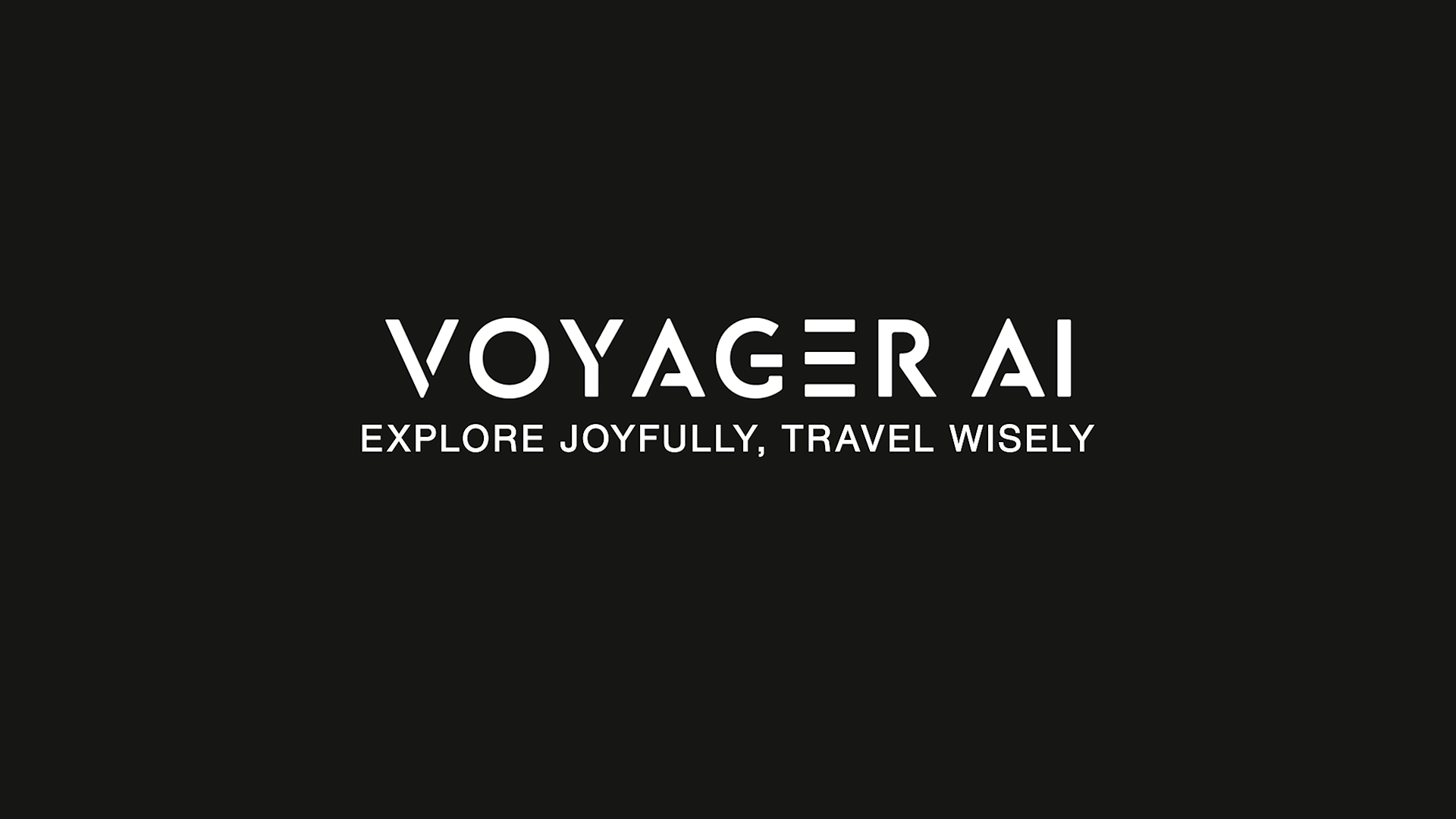 VOYAGER.AI - Kinetic Type Explainer ads explaine video hype video kinetic typography launch video motion graphics promotion promotional video