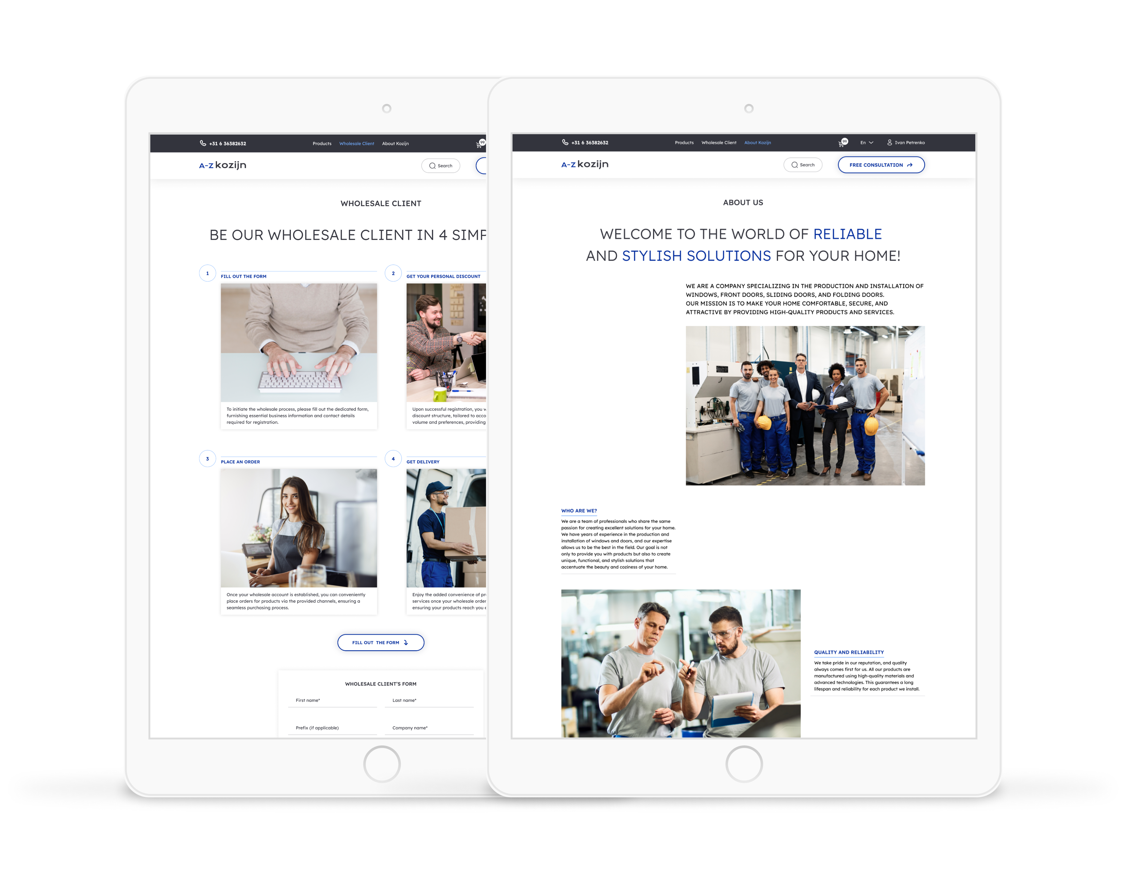 Example of Full Cycle Of Design For Website Design.