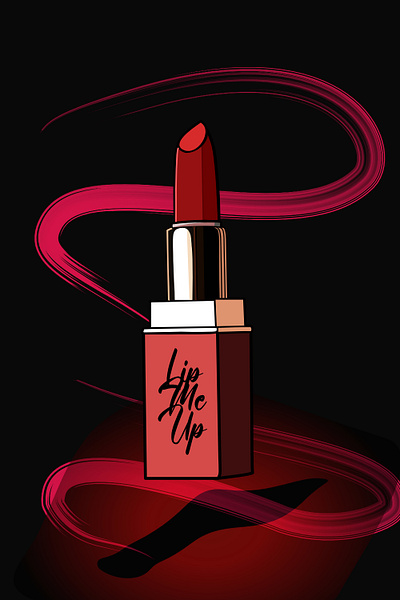 Digital Illustration 1 design drawing graphic design illustration lipstick