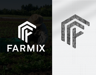 Digital Farmer lettermark Logo Design brandidntity branding logo business logo company creativelogo farmer logo farming logo farmix farmix logo letter mark logo logo logo concept logo design logo mark logobrand logodesigner logoplace logos logotype minimal logo