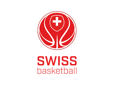 SWISS BASKETBALL basket basketball illustrator logo rebranding schweiz svizzera swiss swisse switzerland