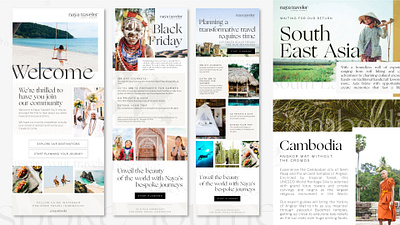 Naya Traveler - Newsletter graphic design ui