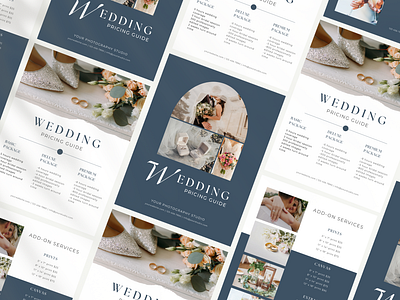 Leon | Wedding Photography Pricing Guide Template branding canva template content design design digital marketing graphic design instagram post modern pricing guide template photography pinterestpintemplate pric pricelist pricing guide social media wedding photography