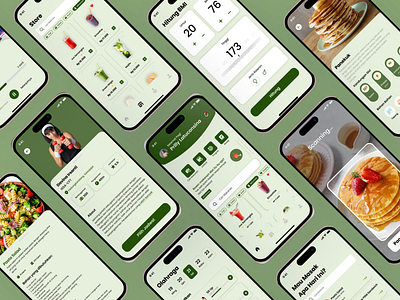 Healthy Life App Design app ui ux