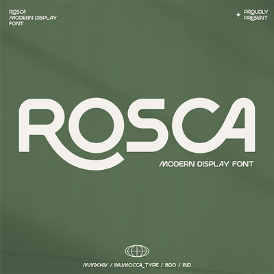 Rosca branding design font graphic design inumocca lettering logo typography