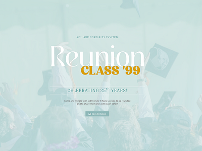 Reunion Class Invite Website invitation landing page invitation web online rsvp website reunion agency reunion brochure reunion design reunion event websit reunion homepage reunion invitation reunion landing page reunion organizer reunion planning reunion rsvp website reunion website web design